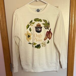 Smokey Bear “Only You” Cream Graphic Women's Sweater